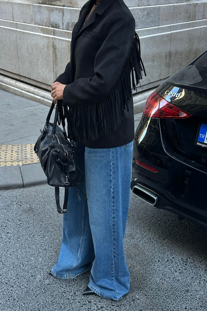Ello Giacca Nero Sopracamicia Abbigliamento all'ingrosso 1