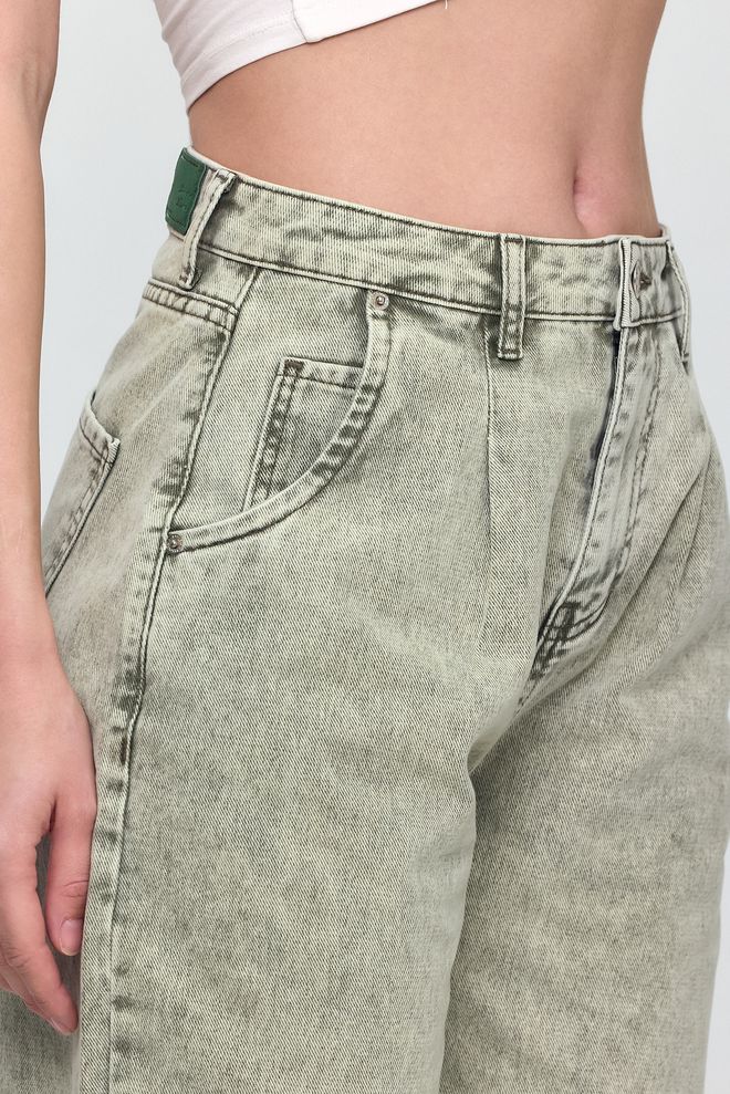 Evable Nob Green High Waist Jean Wholesale Clothing 4