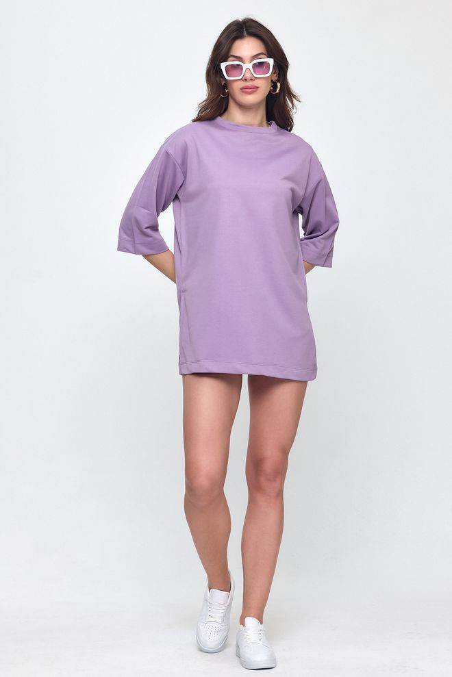 Evable Nob Purple Oversized T shirt Wholesale Clothing Birthday
