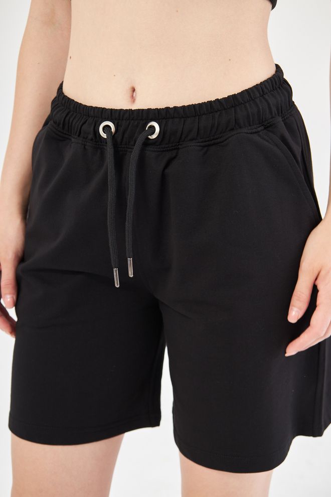 Evable Nadrozmerné Šortky S Vysokým Pásom Bels V Čiernej Farbe Veľkoobchod s oblečením 5