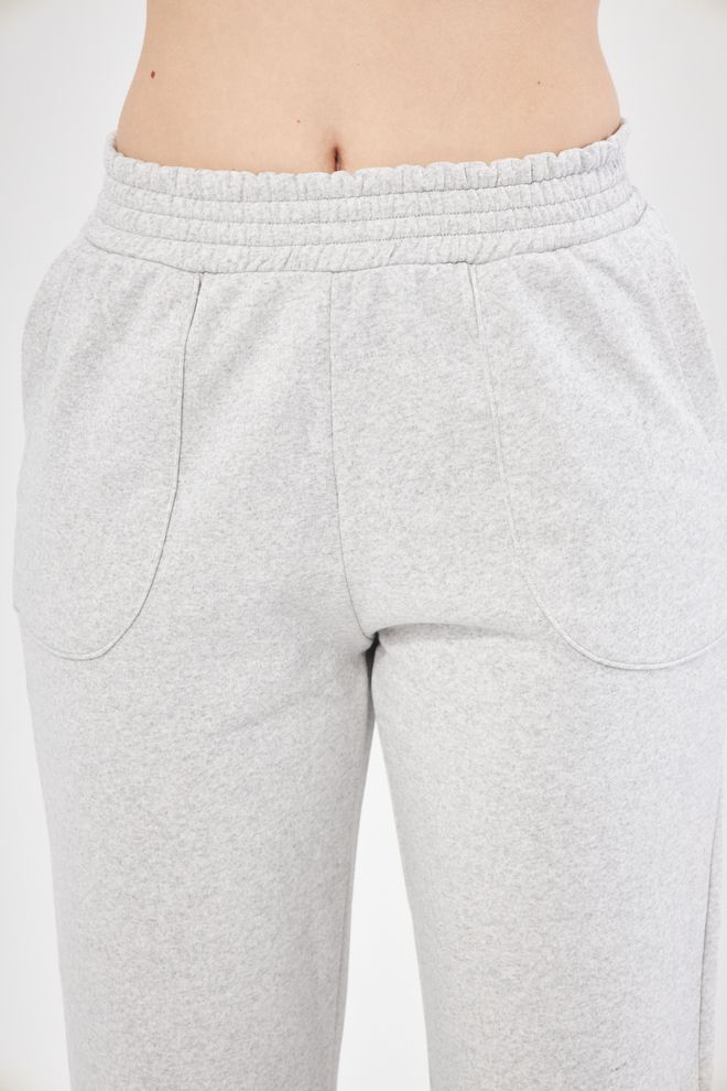 Evable Seal Cotton High Waist Jogger In Gray Melange Wholesale Clothing 5