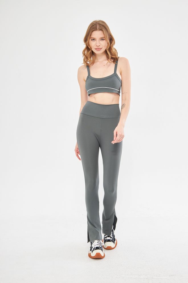 Evable Клин Ally С Висока Талия И Цепки В Зелено Дрехи на едро Полиамид