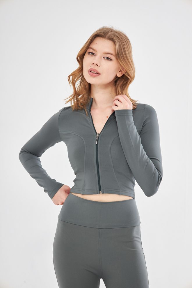 Evable سترة رياضية Ally باللون الأخضر ملابس بالجملة 2