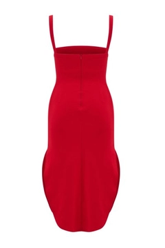 Модель оптовой продажи одежды носит 20072 - You'N Dress - Red, турецкий оптовый товар Одеваться от Evable.