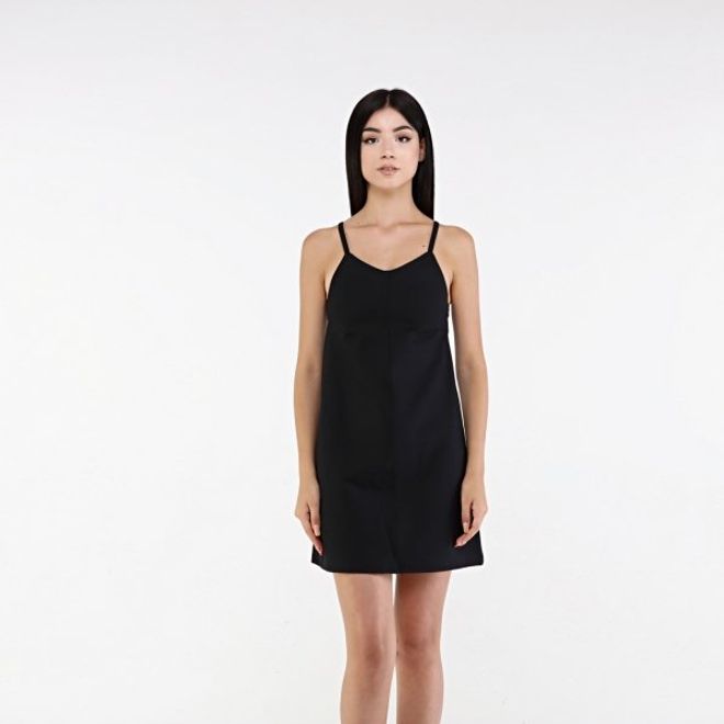 Evable Vestido Preto Roupas por atacado Primavera