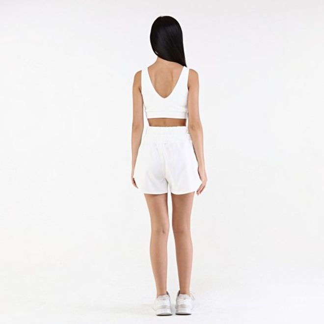 Evable Vurde Shorts White Wholesale Clothing 4