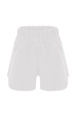 Een kledingmodel uit de groothandel draagt 20078-vurde-shorts-white, Turkse groothandel  van 