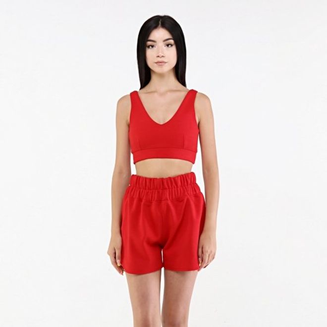 Evable Vurde Shorts Red Wholesale Clothing Sport