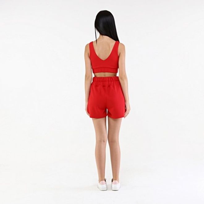 Evable Vurde Shorts Red Wholesale Clothing 5