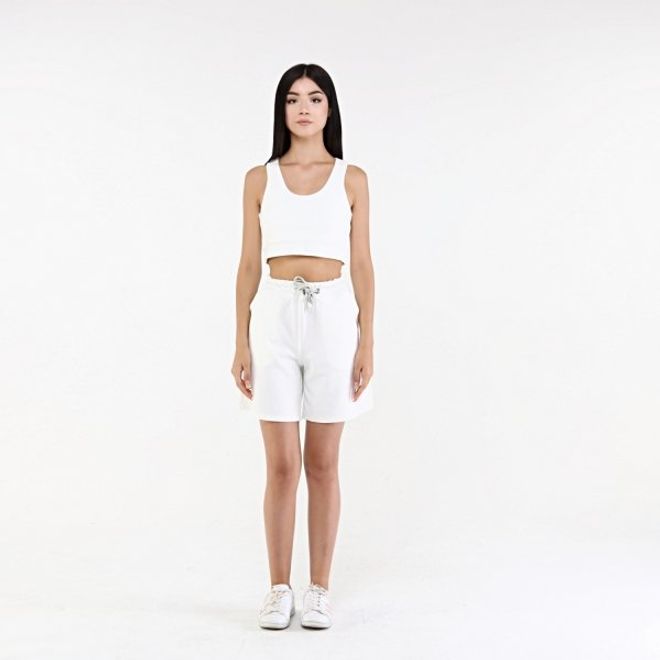 Evable Marfe Shorts White Wholesale Clothing Spring