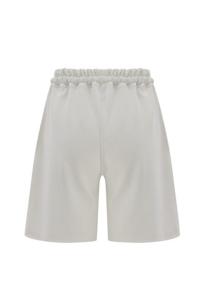 Evable Marfe Shorts White Wholesale Clothing Cotton