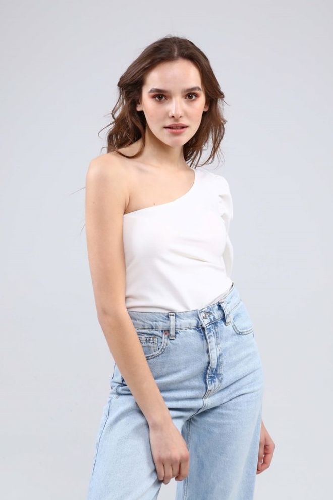 Evable Heght One Body White Wholesale Clothing No Fabric