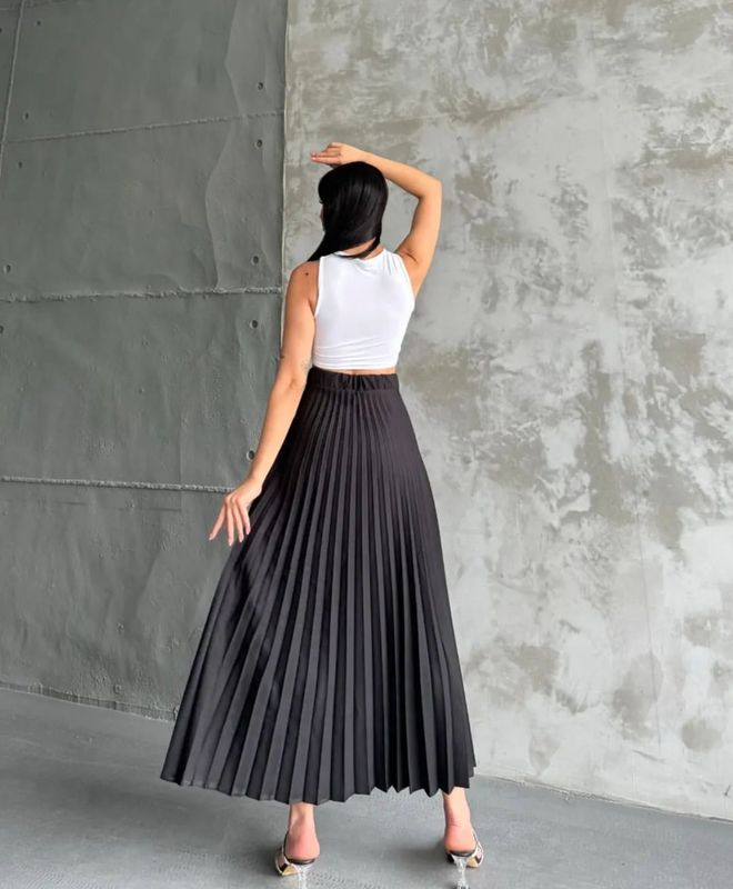 Ezgi Nisantasi Pleated Skirt Wholesale Clothing Fall