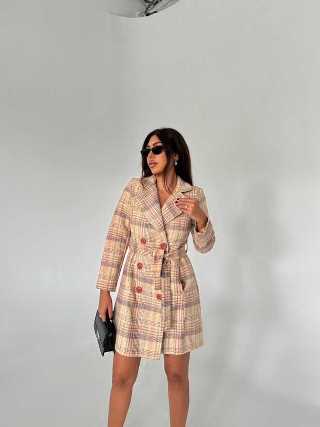 Ezgi Nisantasi Cachet Coat Wholesale Clothing Polyester