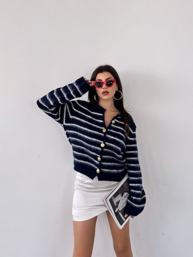 Ezgi Nisantasi Gebreid Baardvest Groothandel Kleding Casual