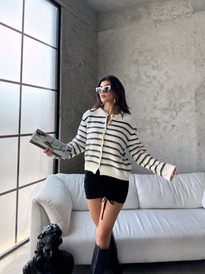 Ezgi Nisantasi Gebreid Baardvest Groothandel Kleding Casual
