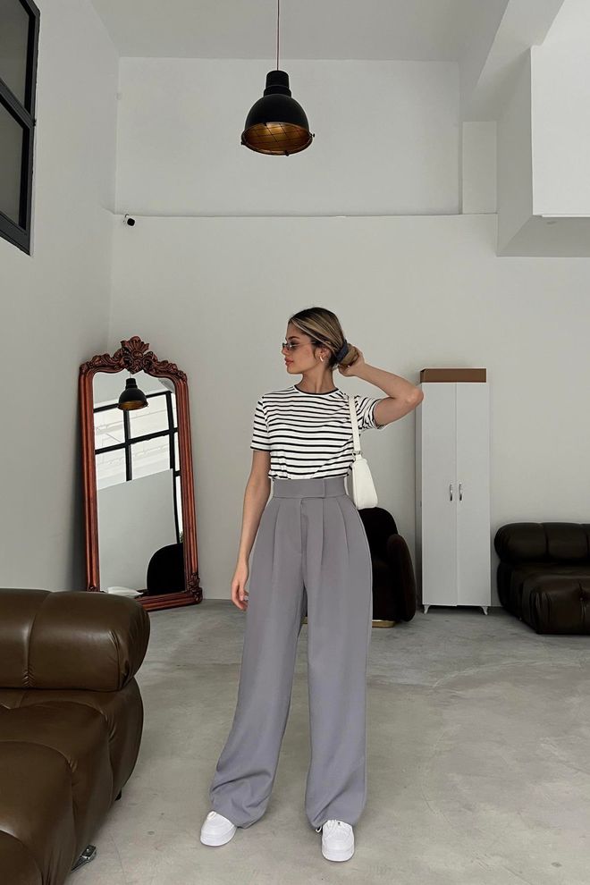 Ezgi Nisantasi Pantalones Ropa al por mayor Casual