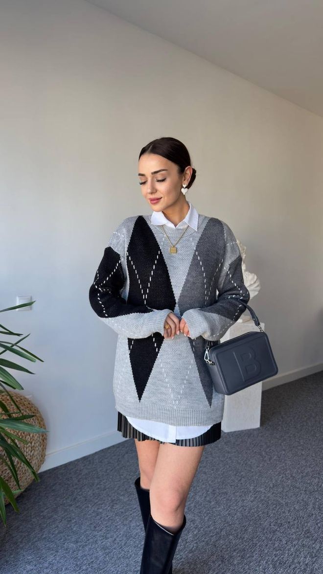 Ezgi Nisantasi Dzianina Baklawa Hurtowa sprzedaż odzieży Casual