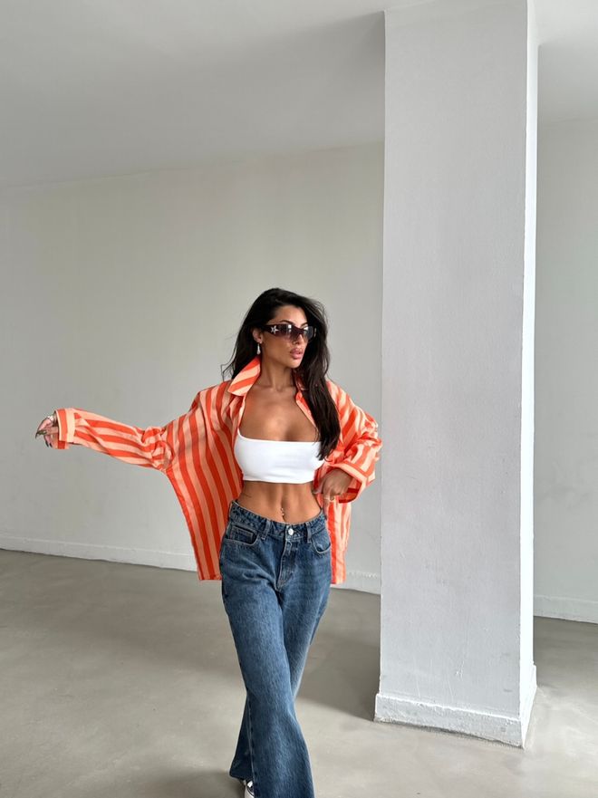 Ezgi Nisantasi Manta De Popelina Ropa al por mayor Casual