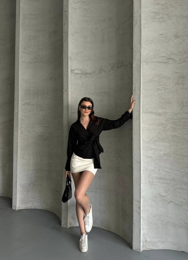 Ezgi Nisantasi Camisa De Popelina Ropa al por mayor Casual
