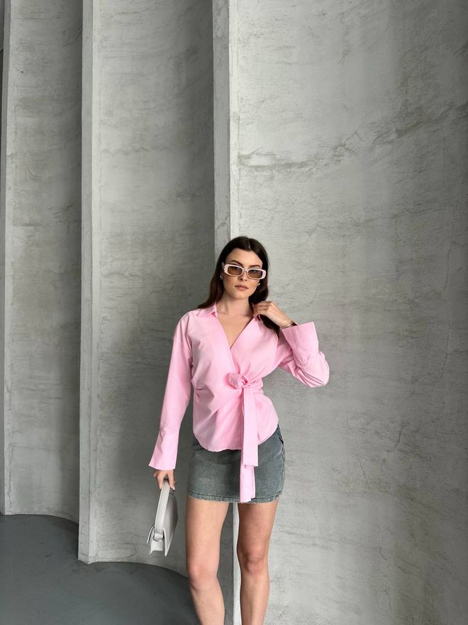 Ezgi Nisantasi Camisa De Popelina Ropa al por mayor Casual