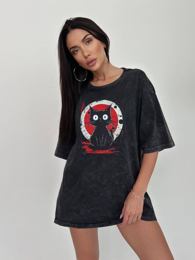 Ezgi Nisantasi Πλένεται T Shirt Oversize Χονδρικό εμπόριο ενδυμάτων Casual