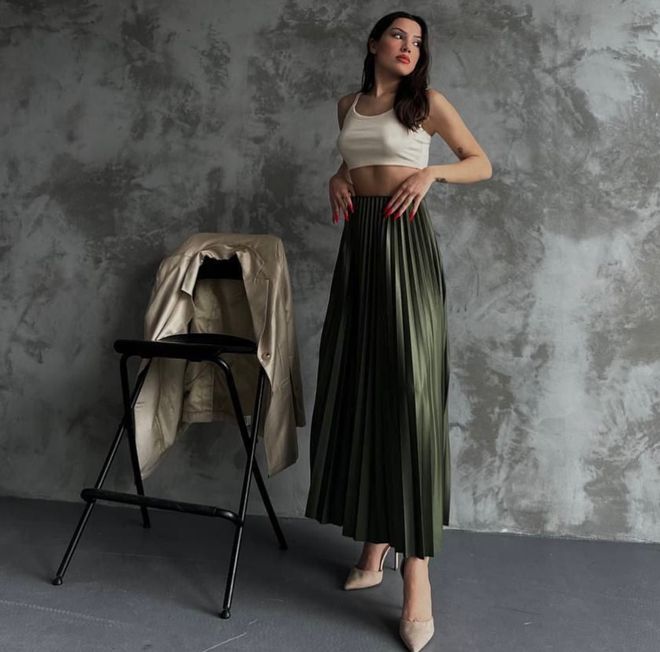 Ezgi Nisantasi Gonna Plissettata Abbigliamento all'ingrosso Casuale