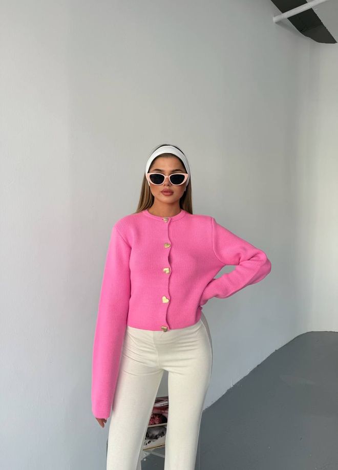 Ezgi Nisantasi Cárdigan Con Botones De Corazón Ropa al por mayor Casual