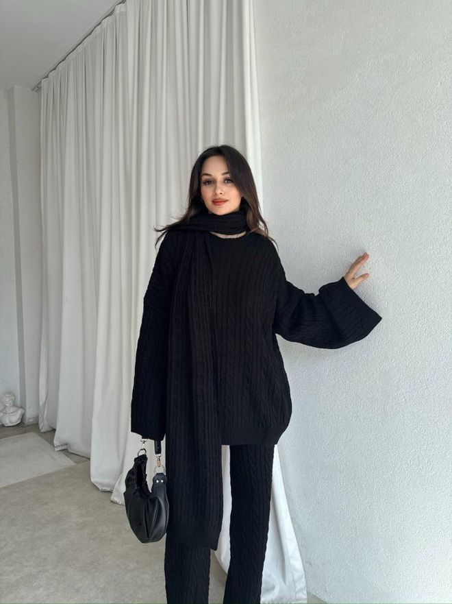 Ezgi Nisantasi Femme Threesome Suit Wholesale Clothing Winter