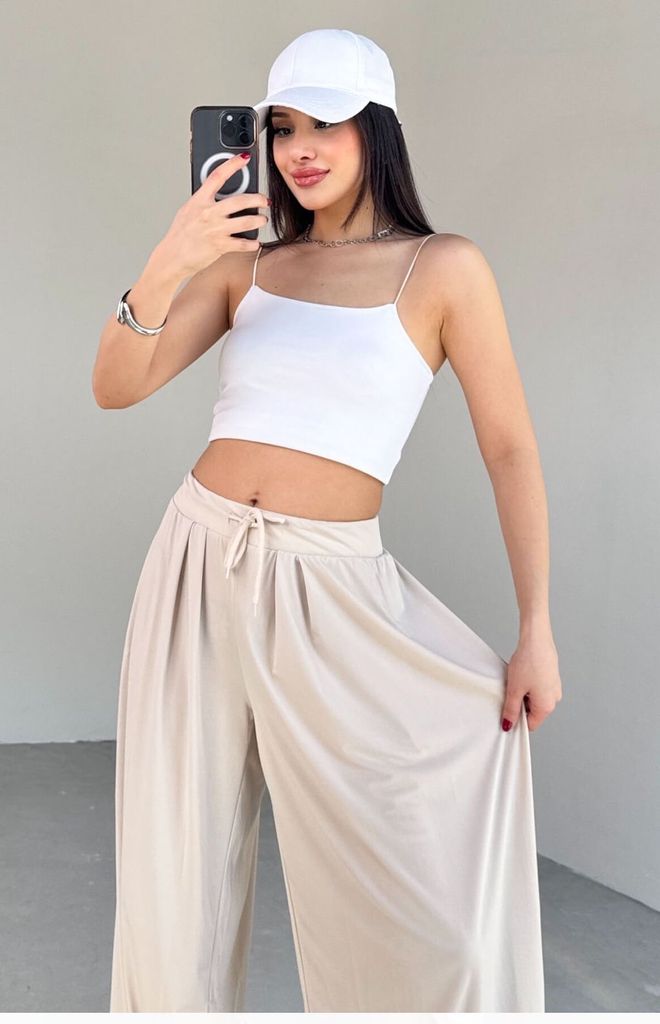 Ezgi Nisantasi Μπεζ Casual Αθλητικό Απλό Παντελόνι Χαρέμ Χονδρικό εμπόριο ενδυμάτων Απλό
