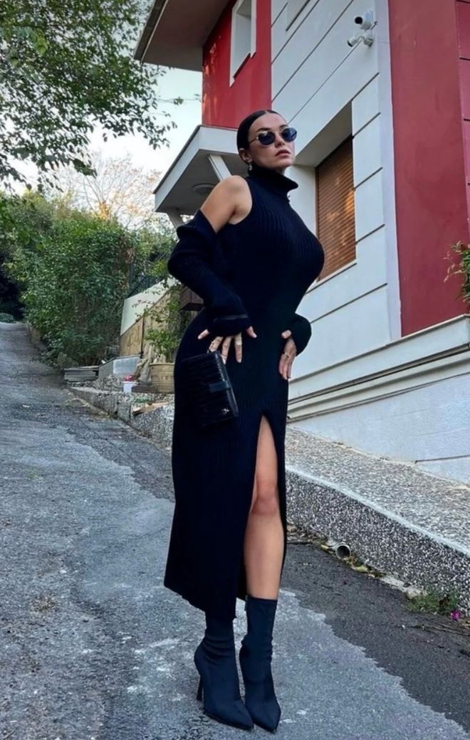 Ezgi Nisantasi Traje Doble De Prendas De Punto Ropa al por mayor 0