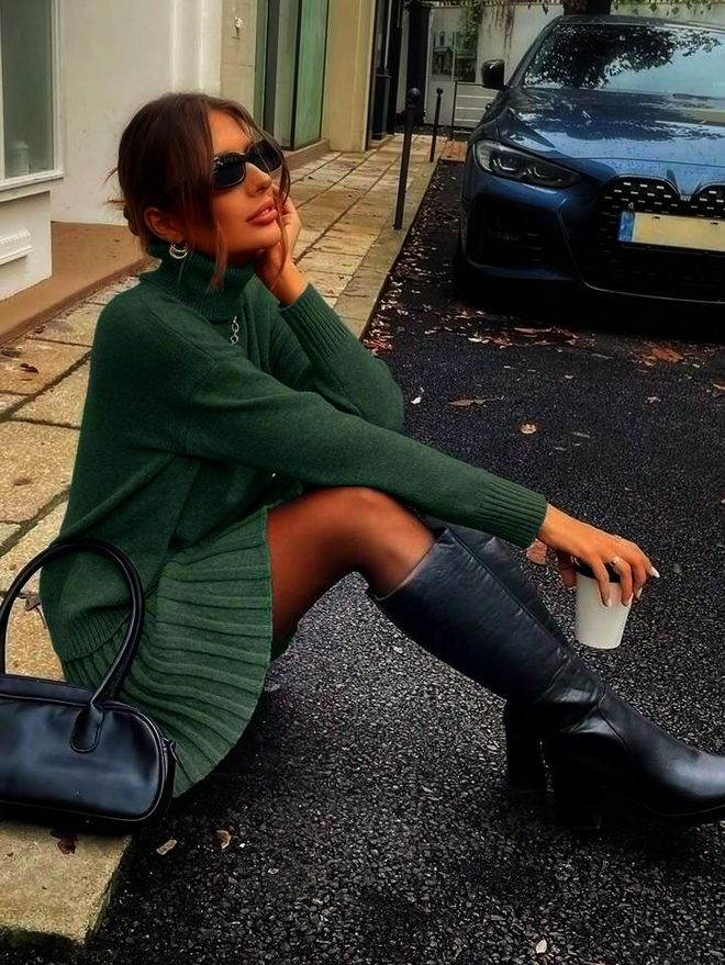 Ezgi Nisantasi Balıkçı Yaka Triko Takım Toptan Giyim Gündelik