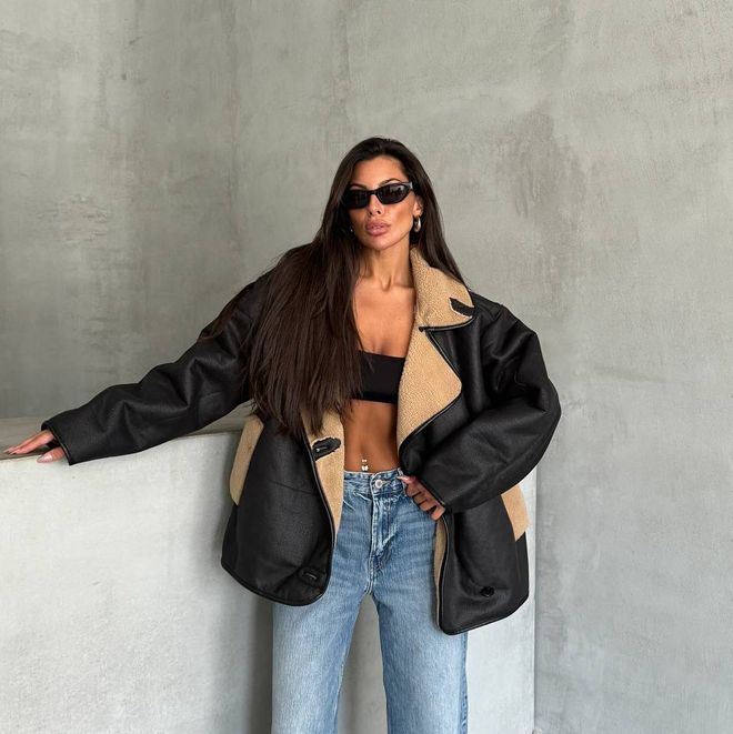 Ezgi Nisantasi Куртка Из Замшевой Кожи Оптовая продажа одежды Повседневный