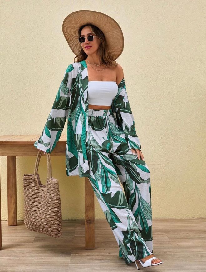 Ezgi Nisantasi Комплект Кимоно С Узором Оптовая продажа одежды День рождения