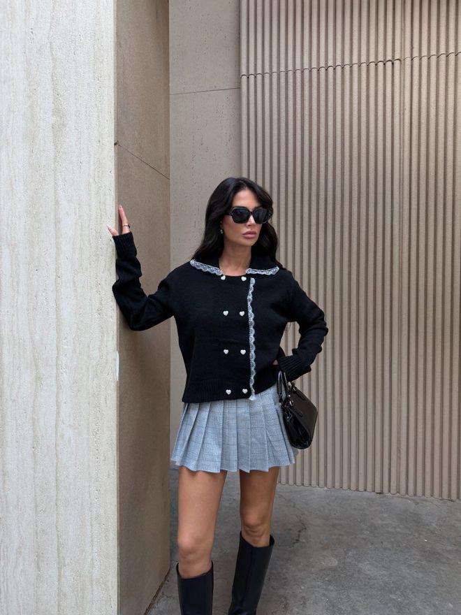 Ezgi Nisantasi Casablanca Knitwear Cardigan Wholesale Clothing Casual