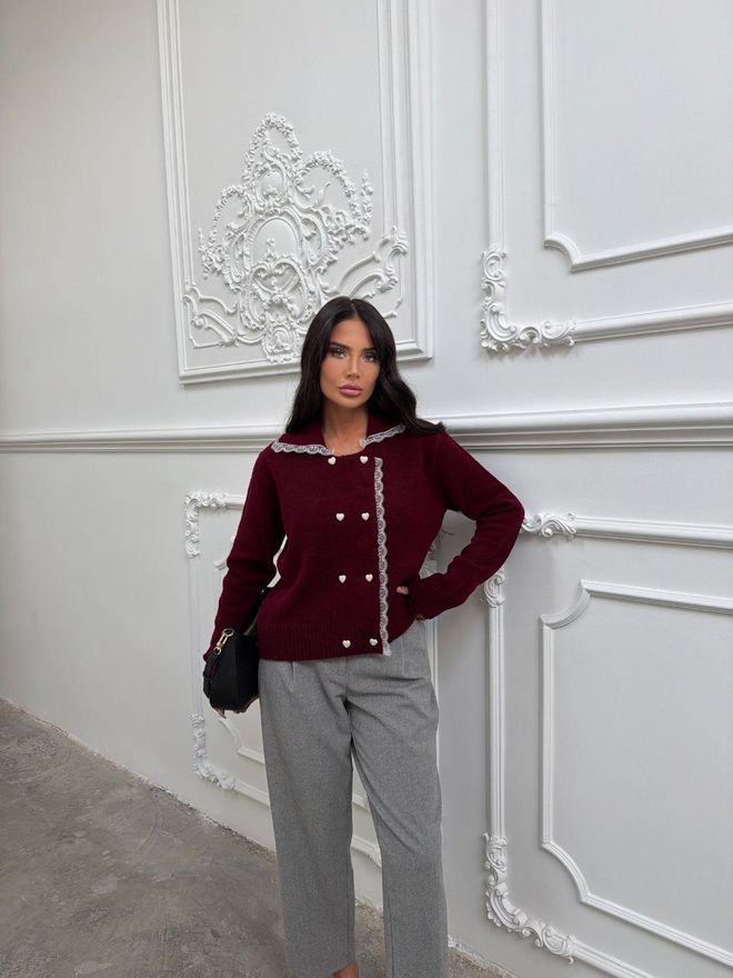 Ezgi Nisantasi Cardigan De Tricot Casablanca Îmbrăcăminte cu ridicata Formal