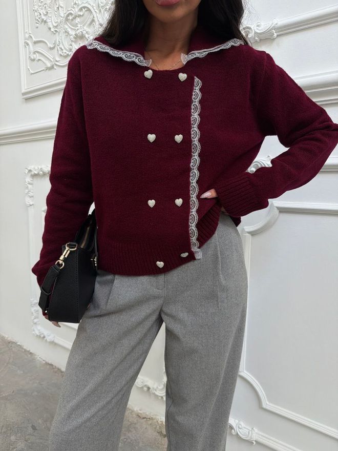 Ezgi Nisantasi Casablanca Knitwear Cardigan Wholesale Clothing Polyester