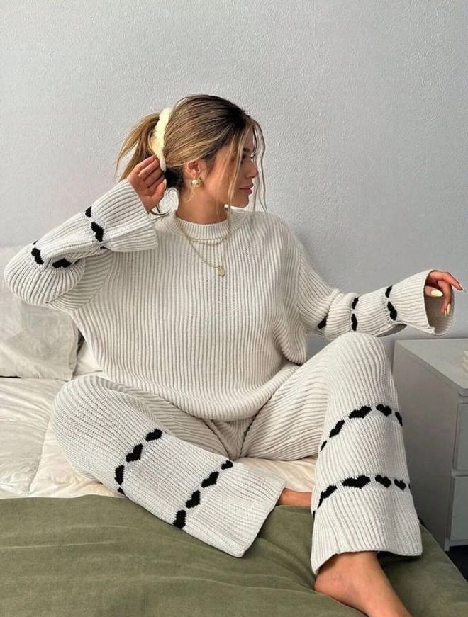 Ezgi Nisantasi Triko Kalpli Takım Toptan Giyim Gündelik