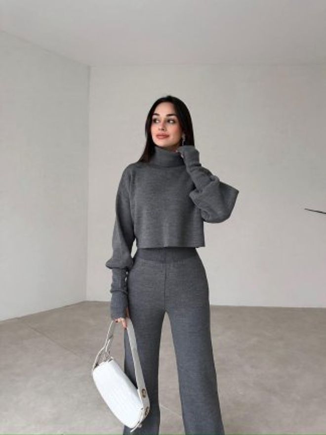 Ezgi Nisantasi Cress Gürtel Set Großhandelskleidung 0