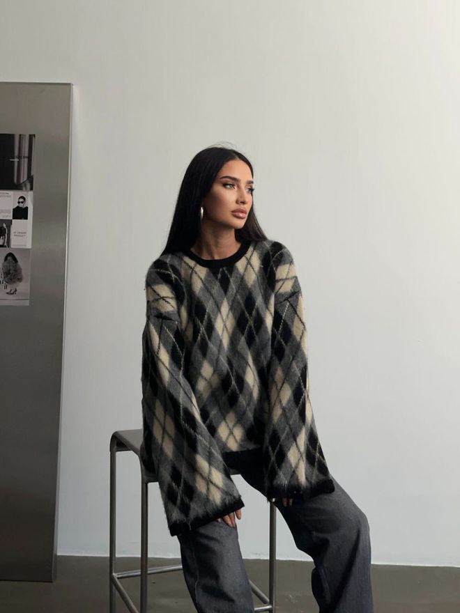 Ezgi Nisantasi Baklava Triko Kazak Toptan Giyim Gündelik