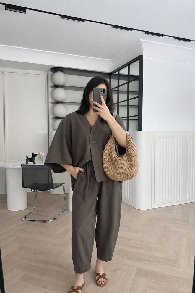 Ezgi Nisantasi Καφέ Casual Κομψό Ταγέρ Χονδρικό εμπόριο ενδυμάτων Casual