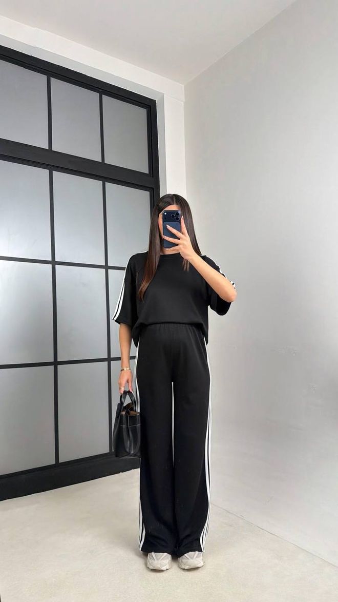 Ezgi Nisantasi Ταγέρ Μαύρο Casual Αθλητικό Χονδρικό εμπόριο ενδυμάτων Casual