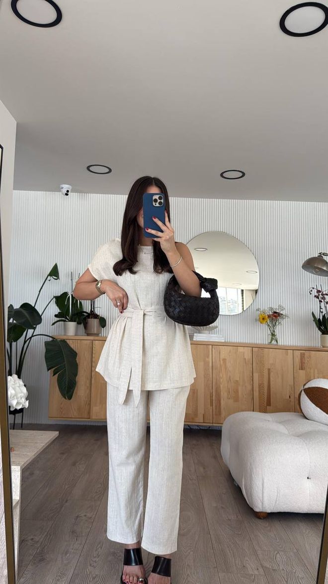 Ezgi Nisantasi Μπεζ Κομψό Ταγιέρ Με Κλείσιμο Γραβάτας Χονδρικό εμπόριο ενδυμάτων Casual