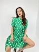 A wholesale clothing model wears fme11946-dress-green, Turkish wholesale  of 