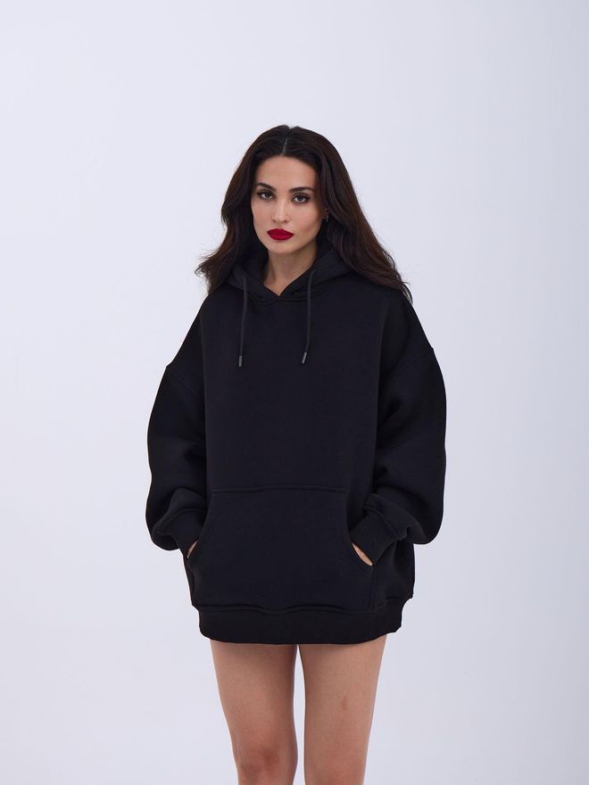 Fame Znoj Črna Oblačila na debelo Ležerno