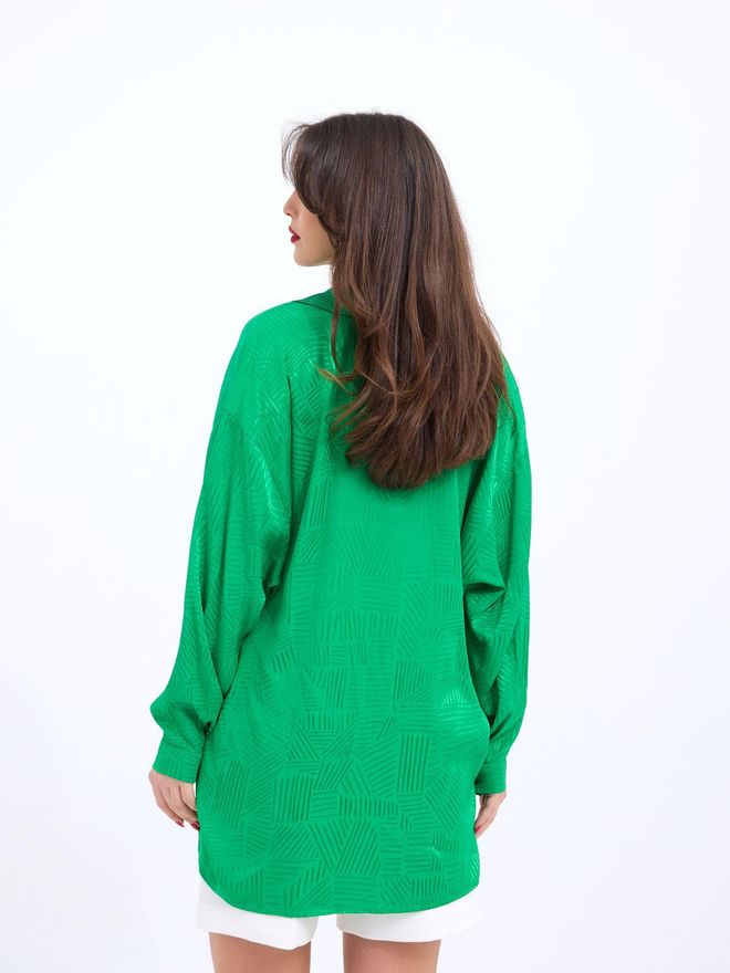 Fame Camisa Verde Ropa al por mayor Formal