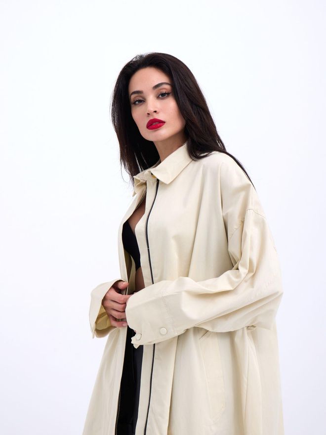 Fame Trench Beige Abbigliamento all'ingrosso Casuale