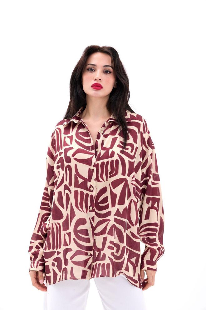Fame Chemise Barcelona Vêtements en gros Décontracté