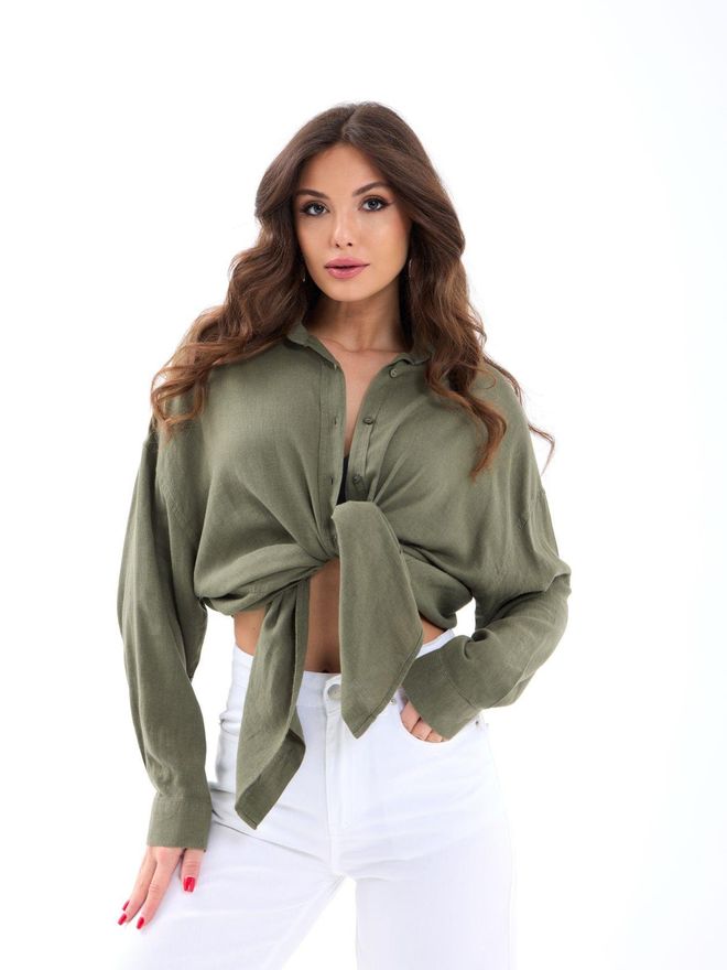 Fame Marškiniai Khaki Didmeninė prekyba drabužiais Kokteilinė