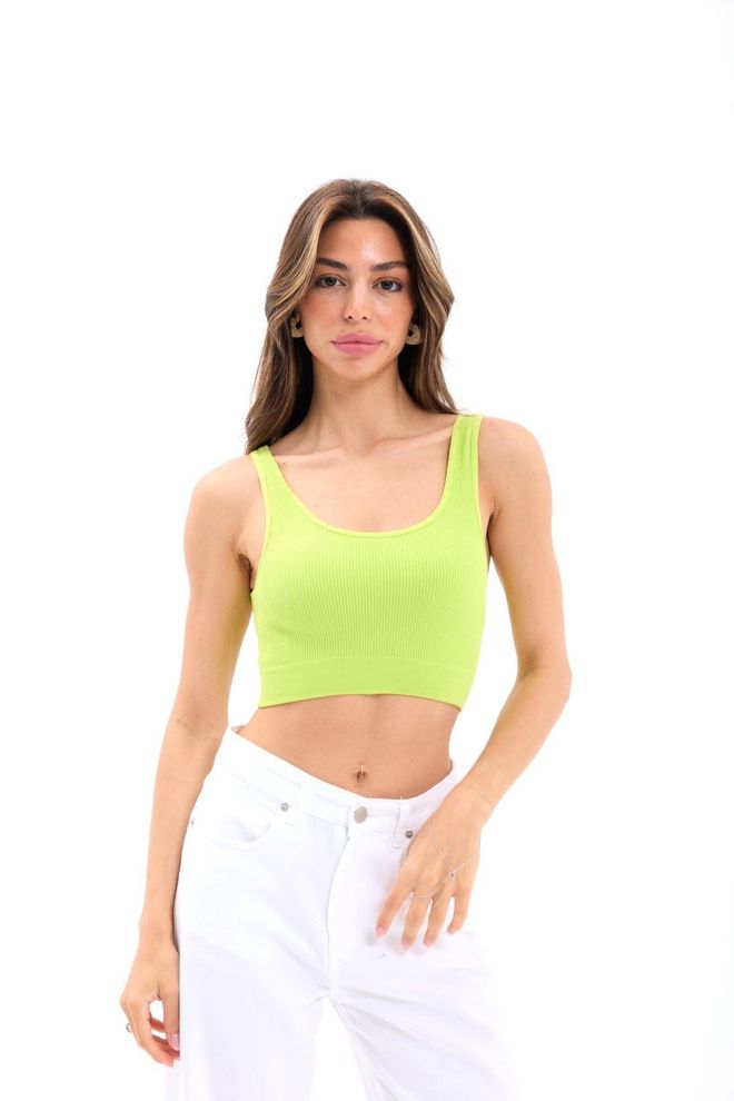 Fame Bustier Green Wholesale Clothing Sport
